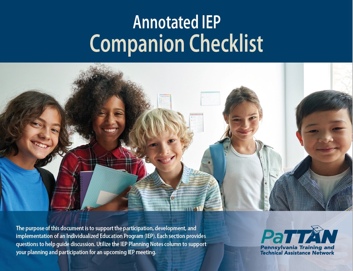Annotated IEP Companion Checklist